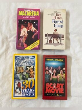 VHS Tapes (Set of 4)